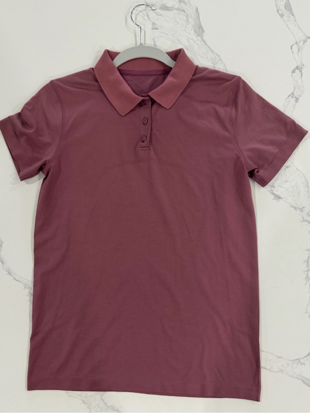 Lululemon Swiftly Speed Polo Shirt Women’s Size 10 Plumful Purple Mauve Athletic